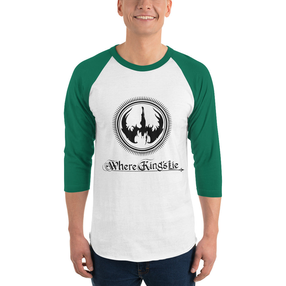 3/4 sleeve raglan shirt