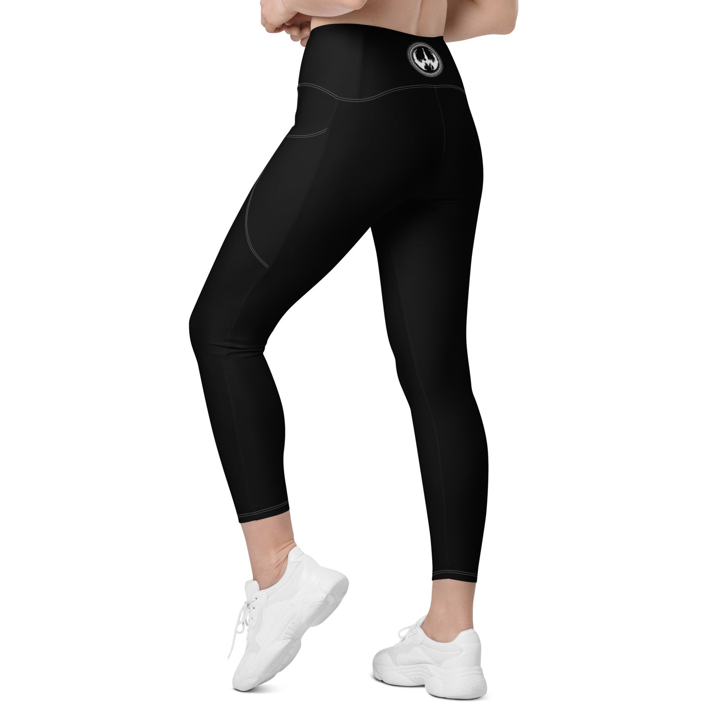 Crossover leggings with pockets (WKL logo on back belt)