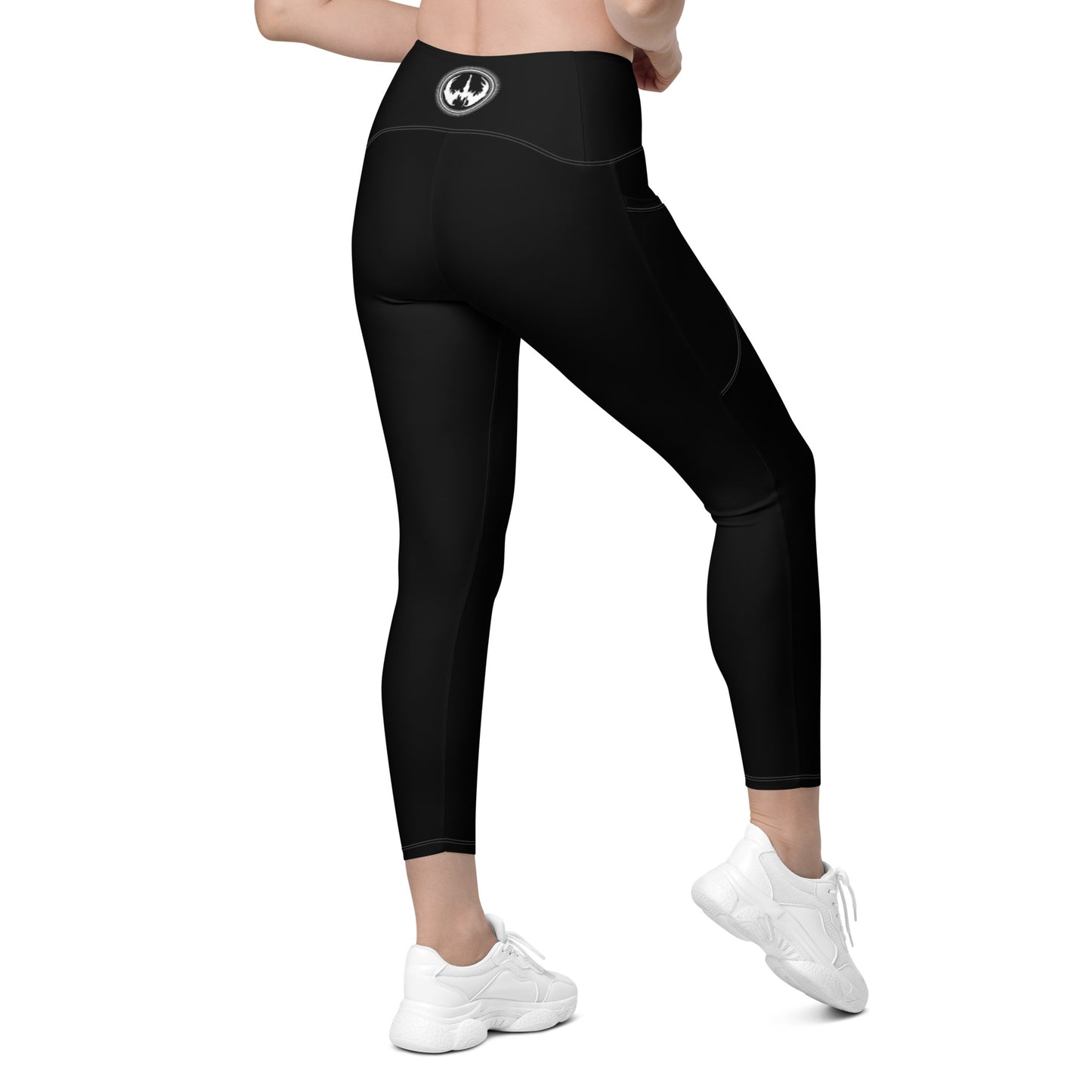 Crossover leggings with pockets (WKL logo on back belt)