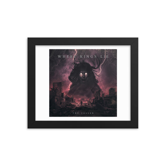 Framed poster