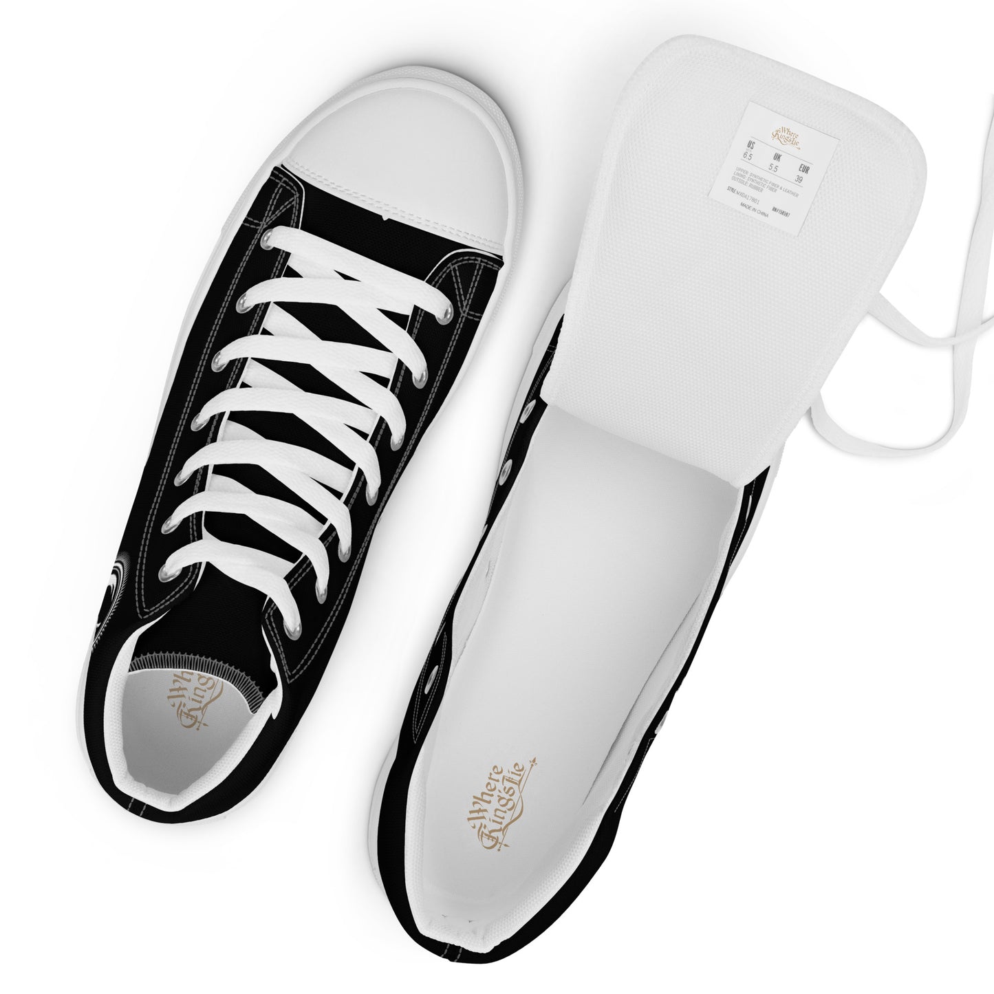 Shoes - Men’s high top canvas shoes