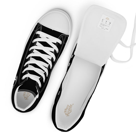 Shoes - Men’s high top canvas shoes