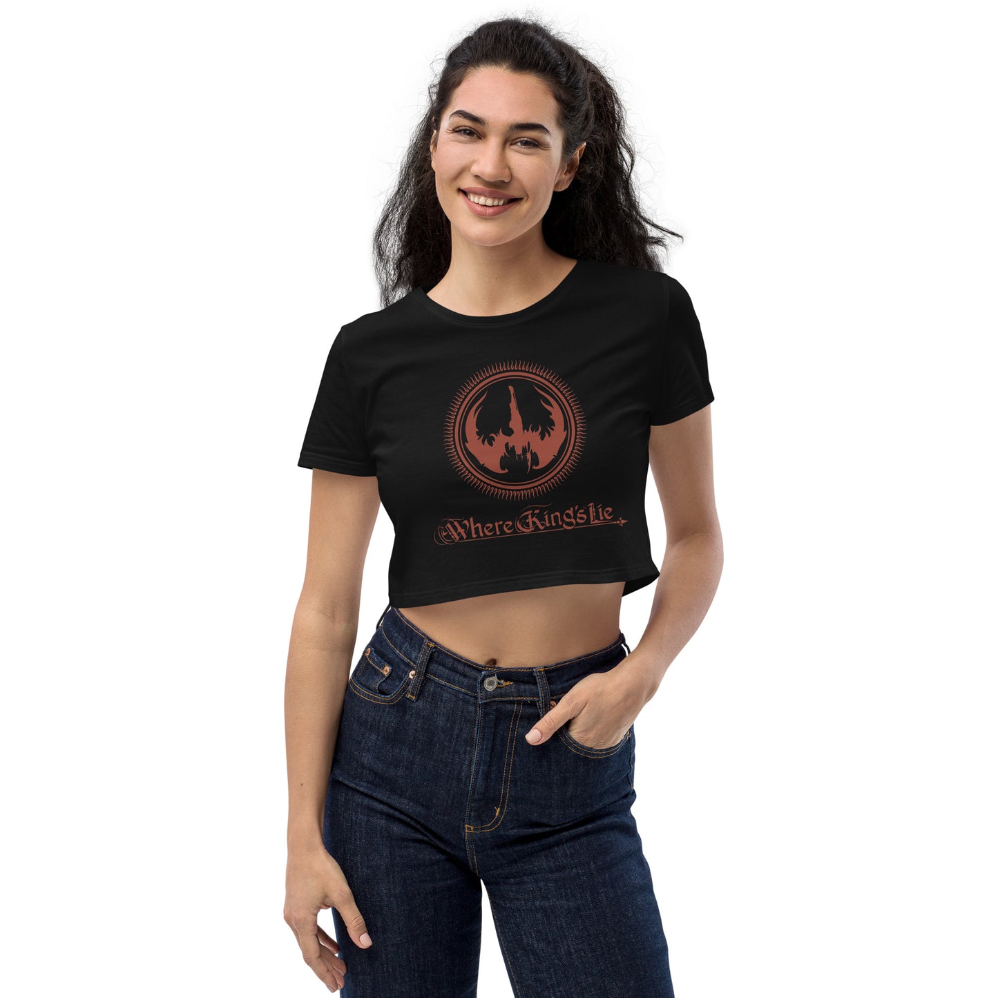 WKL Red Logo - Organic Crop Top