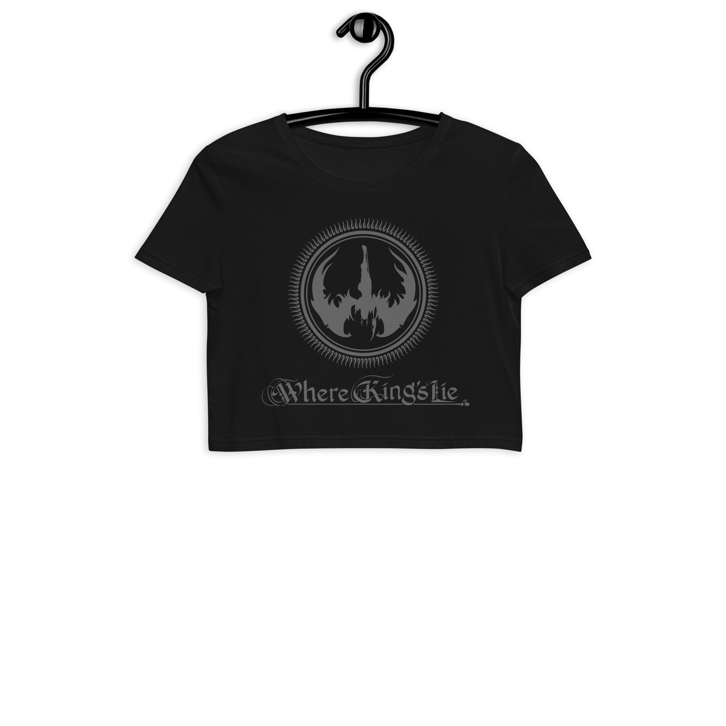 WKL Logo Gray - Organic Crop Top