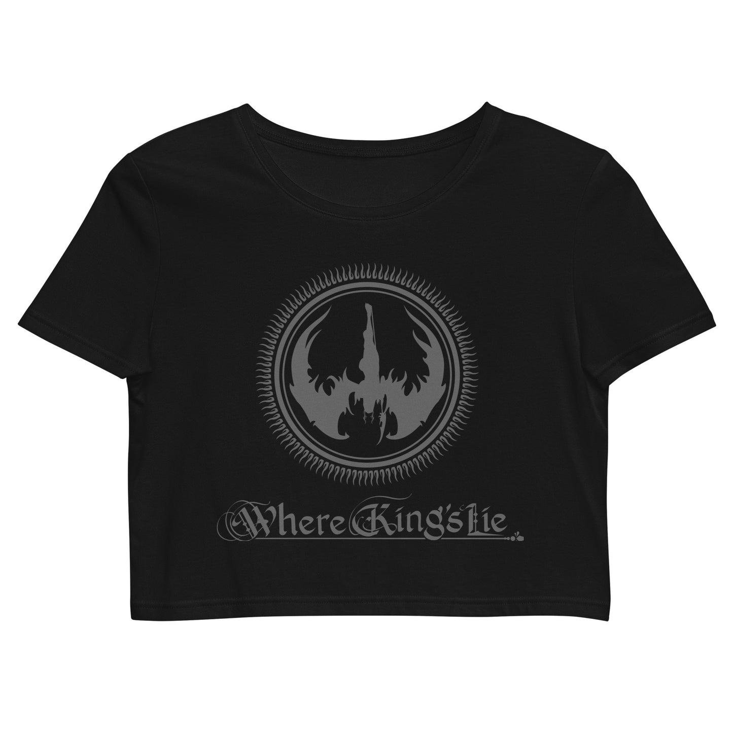WKL Logo Gray - Organic Crop Top