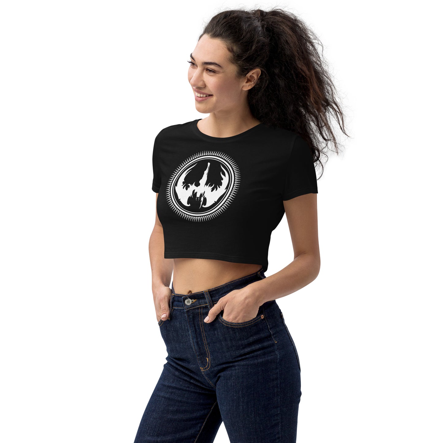 WKL Symbol Organic Crop Top