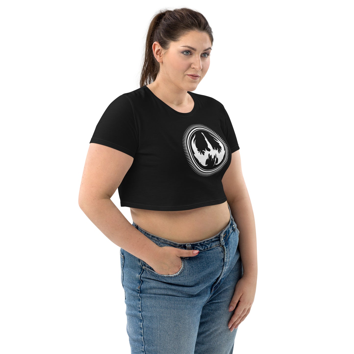 WKL Symbol Organic Crop Top