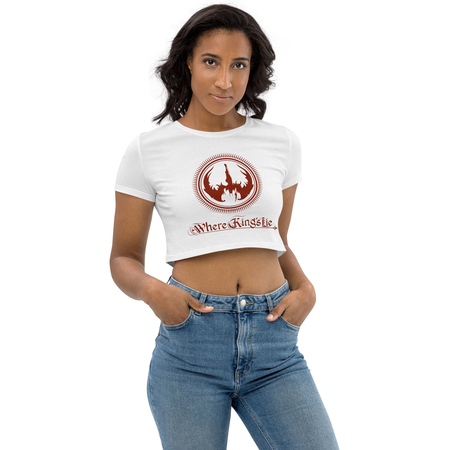 WKL Red Logo - Organic Crop Top