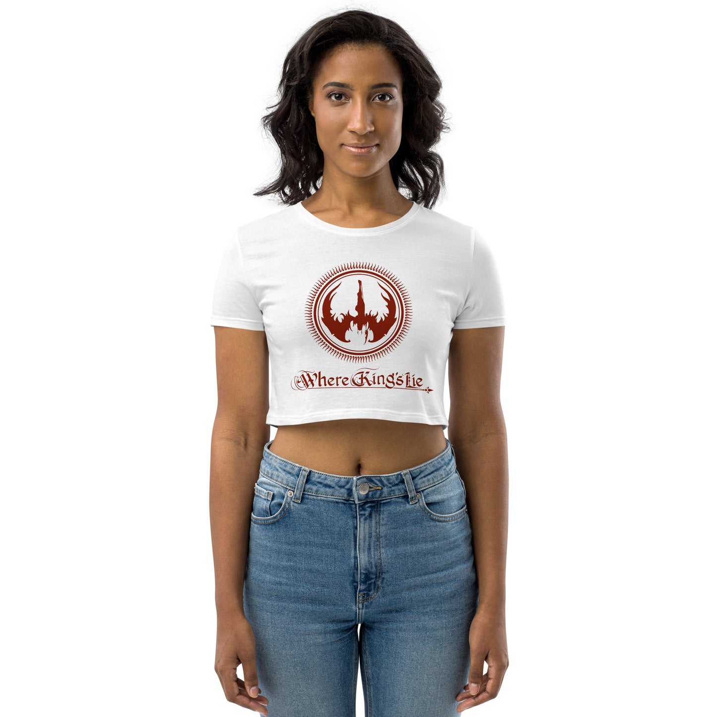 WKL Red Logo - Organic Crop Top