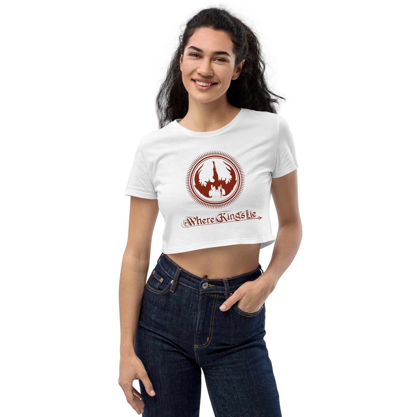 WKL Red Logo - Organic Crop Top