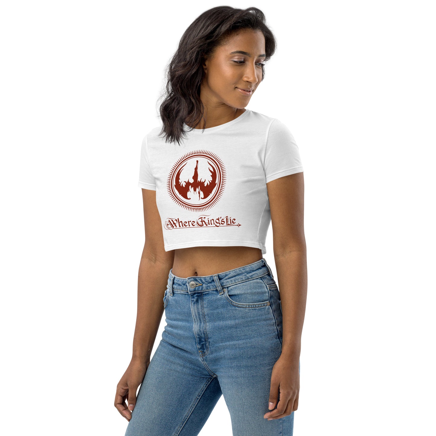 WKL Red Logo - Organic Crop Top