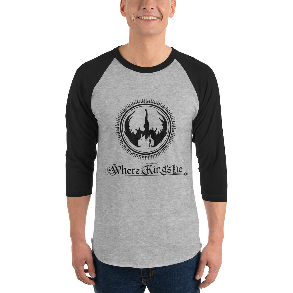 3/4 sleeve raglan shirt