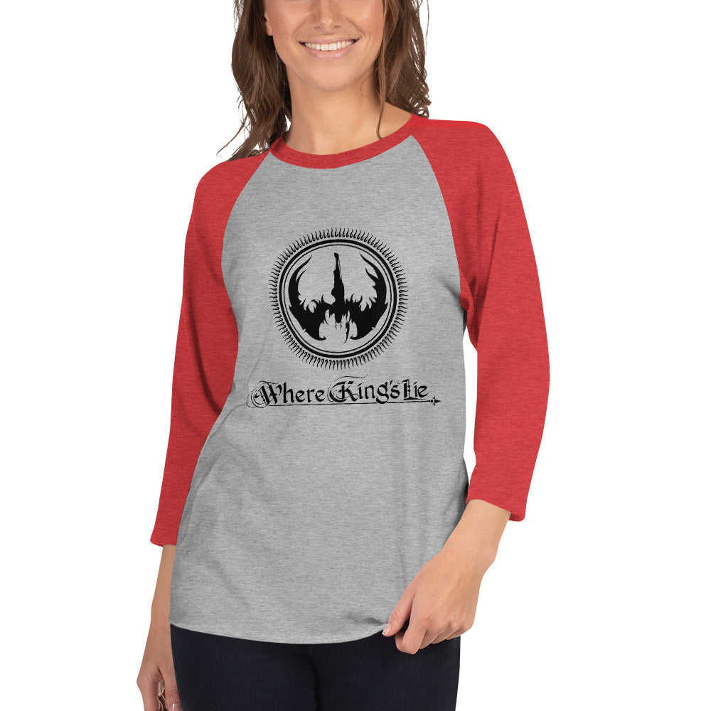 3/4 sleeve raglan shirt