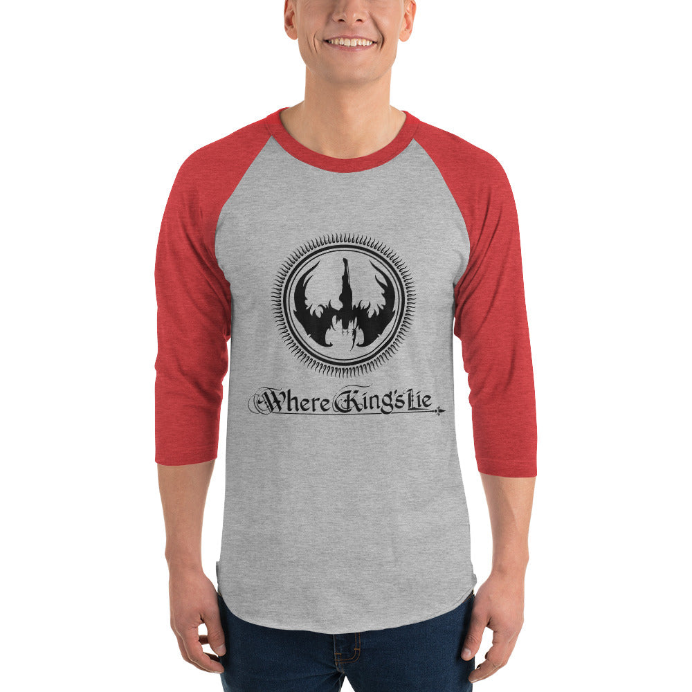 3/4 sleeve raglan shirt