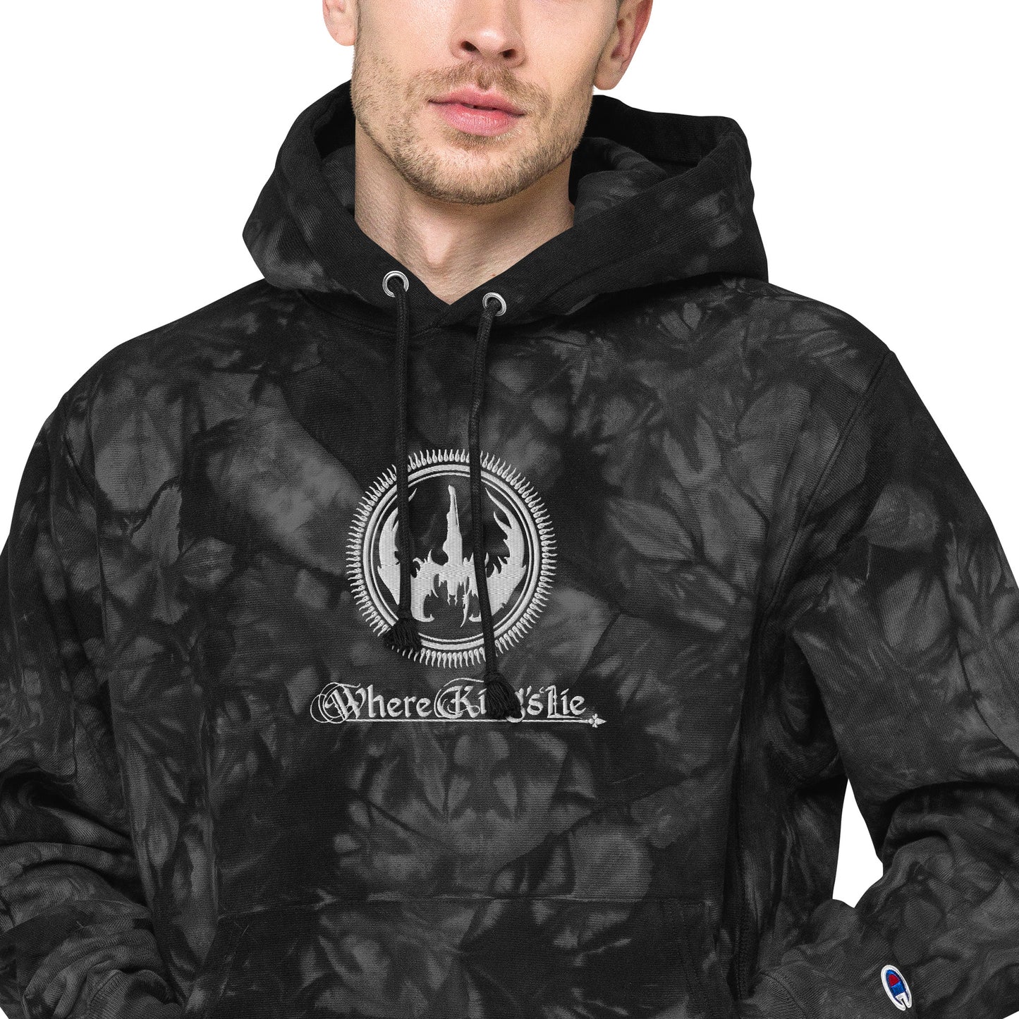 Unisex Champion tie-dye hoodie
