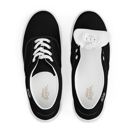 Shoes - Women’s lace-up canvas shoes